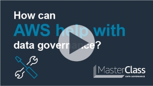 Play button for class 9: Does AWS have tools for data governance?
